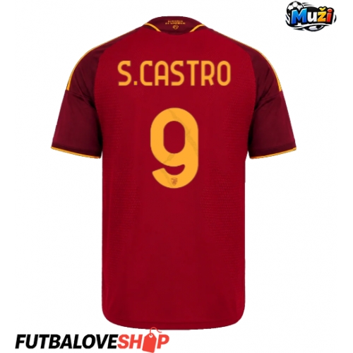 Dres AS Roma Santiago Castro #9 Domáci 2026-27 Krátky Rukáv